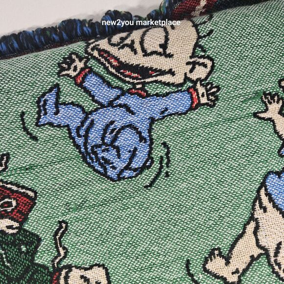 Vintage Rugrats Tapestry Throw Blanket Northwest Company 1990s Rugrats the movie - Picture 3 of 12
